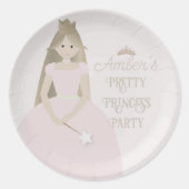 Prinses Party Sticker voor Favoren/Decor (Voorkant)