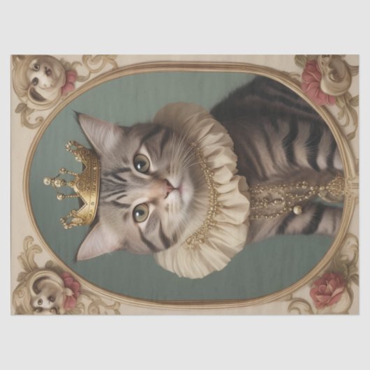 Prinses Paws Decoupage Tissuepapier (Voorkant)