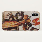 PRINSES PENTHESILEA ALS MIDDELEEUWSE RIDDER Herald Case-Mate iPhone Case (Achterkant (horizontaal))