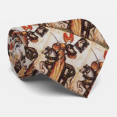 PRINSES PENTHESILEA ALS MIDDELEEUWSE RIDDER Herald Stropdas (Opgerold)