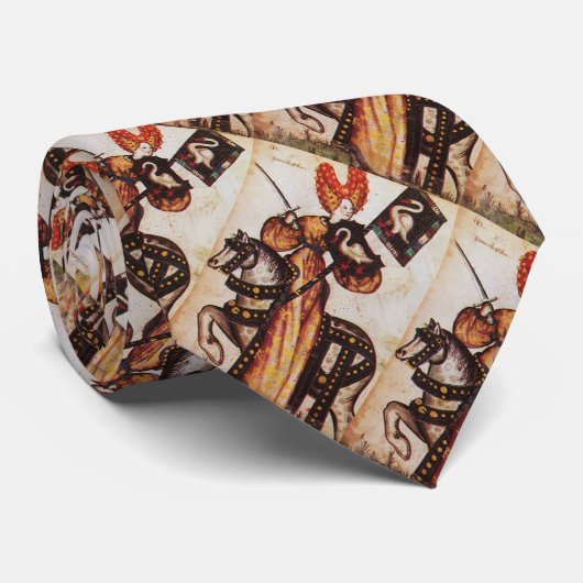 PRINSES PENTHESILEA ALS MIDDELEEUWSE RIDDER Herald Stropdas (Opgerold)