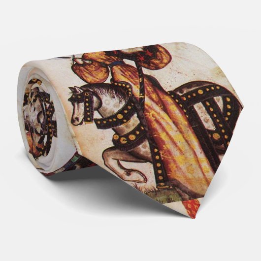 PRINSES PENTHESILEA ALS MIDDELEEUWSE RIDDER Herald Stropdas (Opgerold)