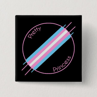  prinses Pin Vierkante Button 5,1 Cm
