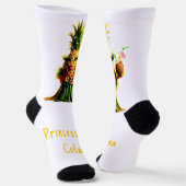 Prinses Pina Colada - Pineapple Empire Sokken (Gebogen)