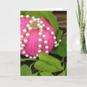 prinses pompoen, roze pompoen, parelsn pompoen kaart