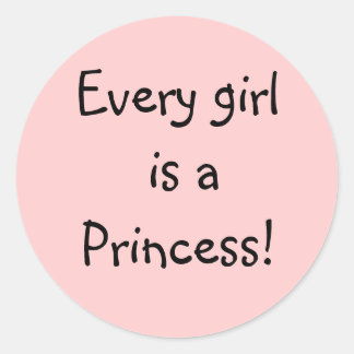 Prinses Power! Ronde Sticker