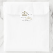 Prinses prins geslacht onthulling stickers (Tas)