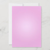 Prinses Prinses Baby shower Uitnodiging, Kleine Pr Kaart (Achterkant)