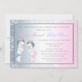 prinses prinses geslacht onthullen Baby shower Kaart (Voorkant)