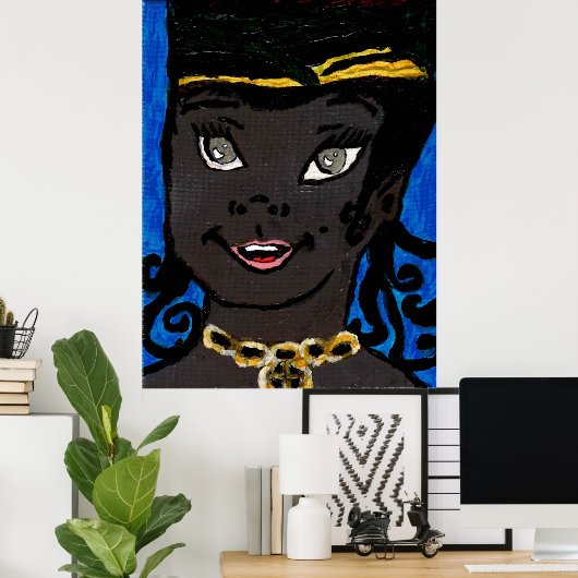 Prinses Print, Waarde Poster (Halfglans) (Thuiskantoor)