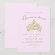 Prinses Quinceañera Elegante Gouden Kroon Roze 