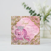 Prinses Quinceañera Kaart (Staand voorkant)