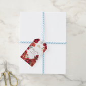 Prinses Quinceanera - Rode Rozen Verjaardag Cadeaulabel (Met Touw)