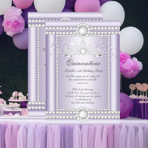Prinses Quinceanera Sering Hart Diamanten Tiara Kaart