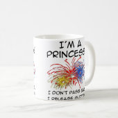 Prinses Release Glitter Grappige Mok (Voorkant rechts)