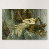 Prinses & Ridder Op Zee Middeleeuwse Fantasie Kuns Legpuzzel (Horizontaal)