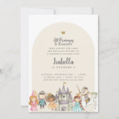 Prinses Ridder Verjaardag Uitnodiging (Voorkant)