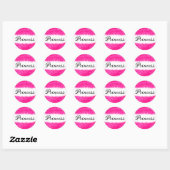 Prinses Ronde Sticker (Vel)
