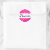 Prinses Ronde Sticker (Tas)