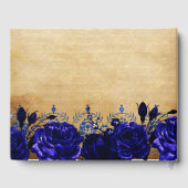  prinses Royal Blue Butterfly Quinceañera Gastenboek (Achterkant)