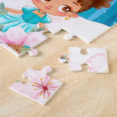 Prinses Royals Meisje Happy Birthday Games Puzzel (Zijkant)