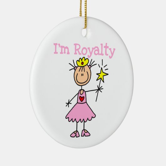 Prinses Royalty Keramisch Ornament (Rechts)