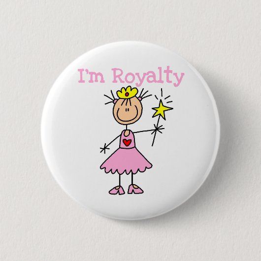 Prinses Royalty Ronde Button 5,7 Cm (Voorkant)