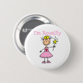 Prinses Royalty Ronde Button 5,7 Cm (Voorkant /achterkant)