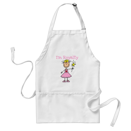 Prinses Royalty Standaard Schort (Voorkant)