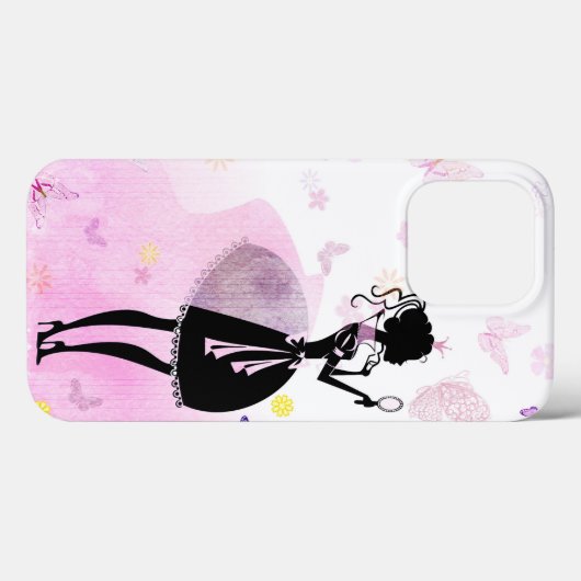Prinses roze Case-Mate iPhone case (Achterkant (horizontaal))
