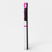 Prinses-Roze en Wit+Personaliseer Naam Case-Mate iPhone Case (Achterkant/links)