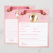 Prinses Roze Goud Afro-Amerikaanse Spellen (Voorkant / Achterkant)