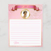 Prinses Roze Goud Afro-Amerikaanse Spellen (Achterkant)