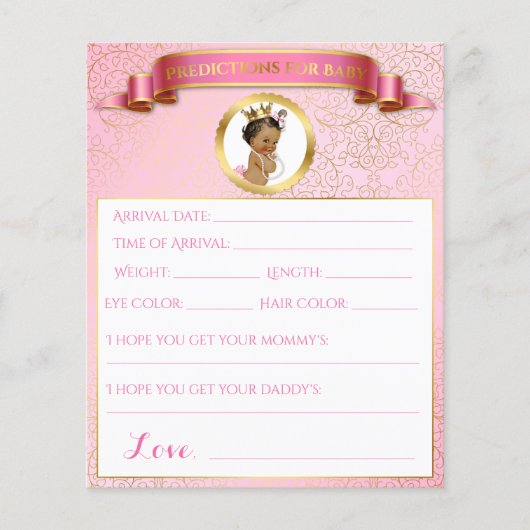 Prinses Roze Goud Afro-Amerikaanse Spellen (Voorkant)