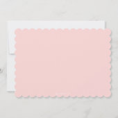 Prinses roze gouden glitter eerste verjaardag kaart (Achterkant)