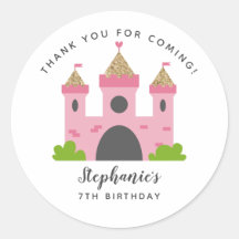 Prinses Roze Kasteel Verjaardagsfeest