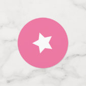 Prinses Roze Kinderverjaardagsfeestje Confetti (Kleine voorkant)