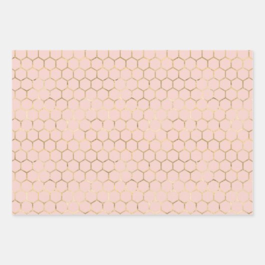  prinses Roze zwart en goud Inpakpapier Vel (Voorkant 2)