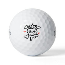 Prinses schedel met je initiaal