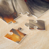 Prinses slaapt in koninklijke kasteelkamers legpuzzel (Zijkant)