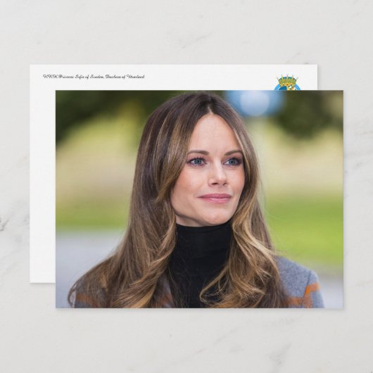 Prinses Sofia van Zweden, hertogin van Värmland Briefkaart (Voorkant / Achterkant)