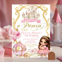 Prinses Spaans Fourever een prinses Uitnodiging