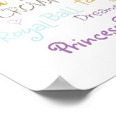 Prinses sprookje verhalenboek meisjes poster (Hoek)