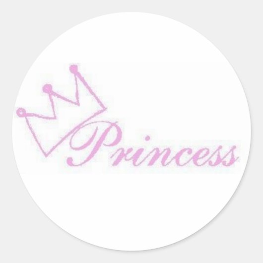 prinses sticker (Voorkant)