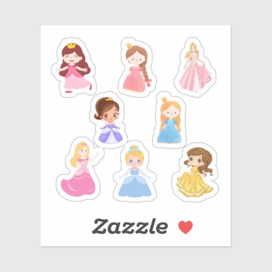 Prinses Stickers (Vel)