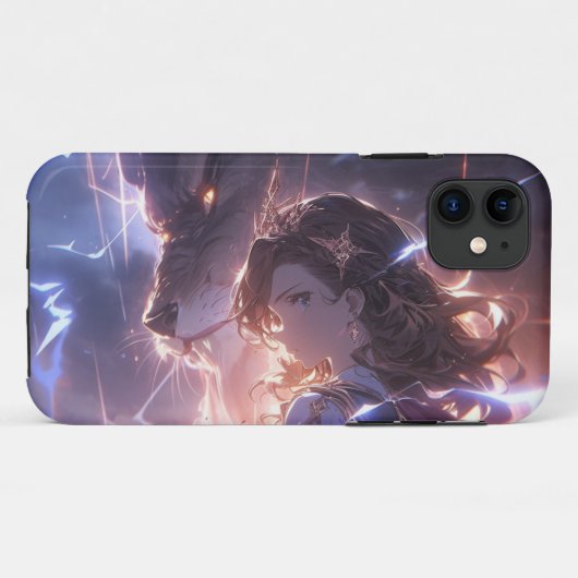 Prinses summoner en draak Case-Mate iPhone case (Achterkant (horizontaal))