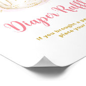 Prinses Swan Luier Raffle Poster (Hoek)