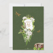 Prinses Sweet 16 Kikker Prins Verjaardag Kaart (Achterkant)