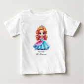 Prinses T-shirt met bewerkbare tekst (Voorkant)