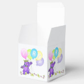 Prinses Teddy Bear 7e verjaardag Party Custom Bedankdoosjes (Geopend)